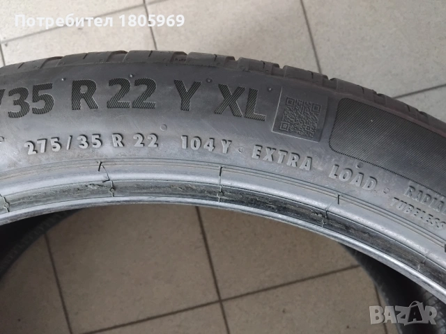 4бр. летни гуми спорт пакет Continental 275/35/22 , 315/30/22, снимка 6 - Гуми и джанти - 53868268