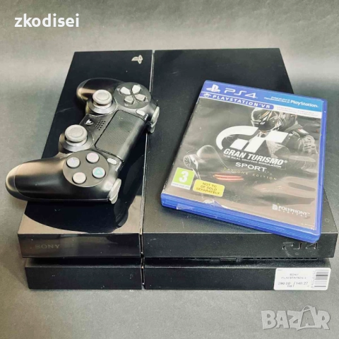 Конзола SONY - PS4 с 1бр. джойстик и 1бр. игра