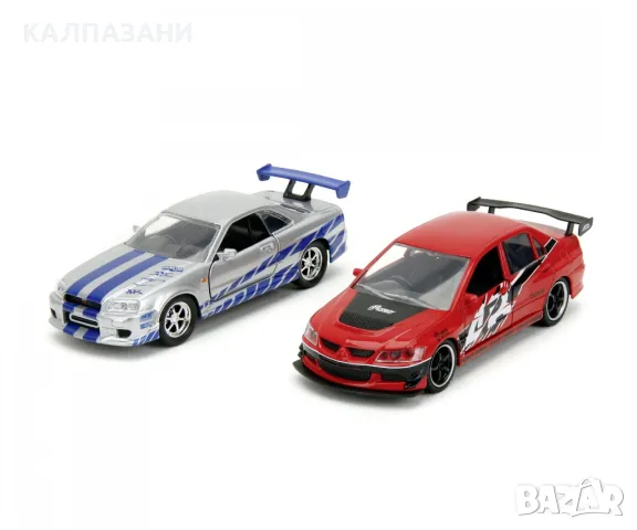 Jadatoys 253202019 - 1/32 Fast And Furious - Legacy Series Twin Pack W4/2 - New, снимка 2 - Коли, камиони, мотори, писти - 49009164