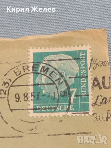 Стар пощенски плик с марки и печати Бремен Германия за КОЛЕКЦИЯ ДЕКОРАЦИЯ 45901, снимка 2 - Филателия - 46243955