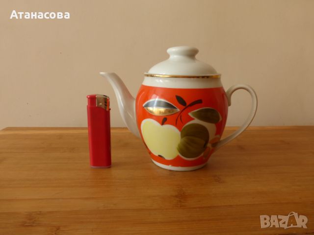 Украински порцеланов сервиз за чай кафе за двама 1970 г, снимка 2 - Сервизи - 45613633