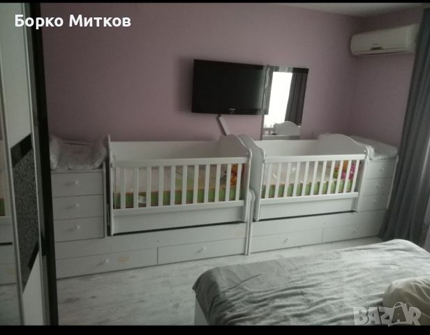 Бебешка кошара Arbor, трансформираща се в детско легло, бюро и щкафче
, снимка 4 - Кошарки - 46422925