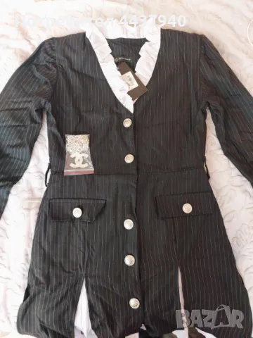 Черна рокля на райета L р-р