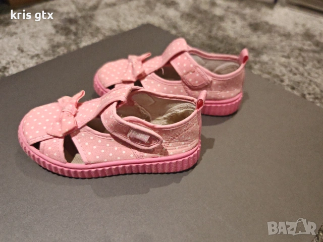 два чифта детски пантофи с панделка – №25, снимка 7 - Детски пантофи - 53484719