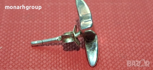 Сребърна обеца, снимка 3 - Обеци - 51538447