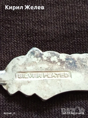 ПОСРЕБРЕНИ ПРИБОРИ ЛЪЖИЧКИ 6 броя СУВЕНИР от КИПЪР ЛАРНАКА за КОЛЕКЦИЯ 35345, снимка 5 - Други ценни предмети - 51193585