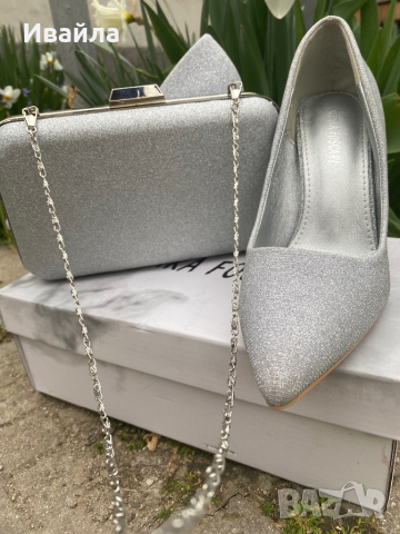 Комплект- официални обувки и чанта, снимка 1