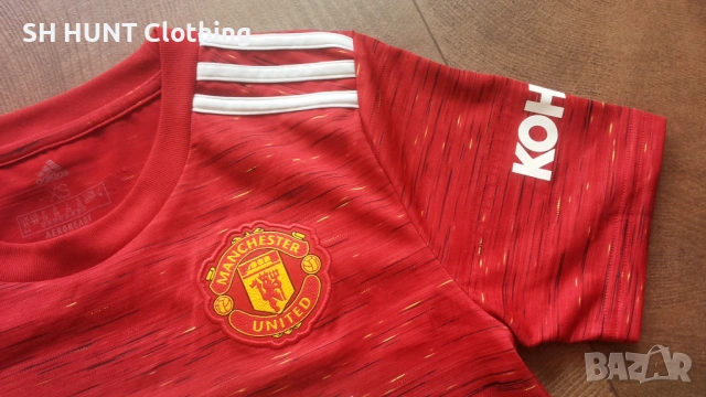 Adidas MANCHESTER UNITED Kids Football T-Shirt Размер 11-12 г/ 152 см детска футболна тениска 33-67, снимка 5 - Детски тениски и потници - 53213667