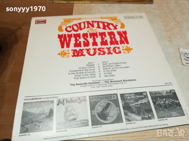 COUNTRY WESTERN MUSIC-ВНОС ENGLAND 1905240822, снимка 12 - Грамофонни плочи - 45804077