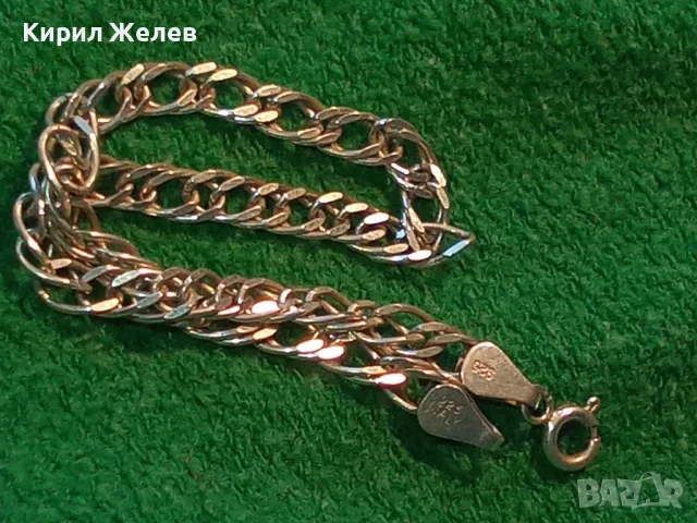 ИЗИСКАНА ИТАЛИАНСКА СРЕБЪРНА ГРИВНА СРЕБРО 925 ITALY КЛАСИЧЕСКА РЪЧНА ВИНТИДЖ АРТ ПЛЕТКА 49415, снимка 14 - Гривни - 48901289