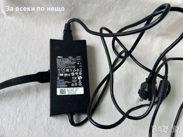 Оригинално захранване зарядно Dell 19.5V 6.7A 130W Светеща букса , зарядно DELL 130W, снимка 3 - Кабели и адаптери - 54234199
