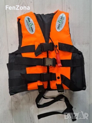 Детска спасителна жилетка с регулиращи колани и свирка, снимка 2 - Екипировка - 54105145