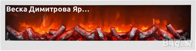 Изкуствена LED камина 24'' – уют и пламък без дим и поддръжка, снимка 6 - Отоплителни печки - 52288042