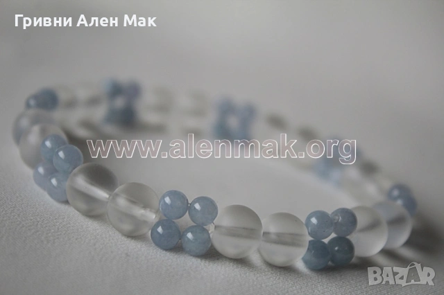 Гривна Нежен бриз от естествени камъни