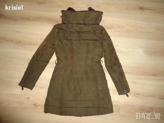 ZARA--ТОПЛО ЯКЕ С ГЪШИ ПУХ--S номер, снимка 9 - Якета - 52314058