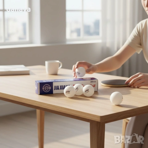 6480 Топчета за тенис на маса комплект топки за пинг-понг, 6 броя, снимка 2 - Други спортове - 53810397