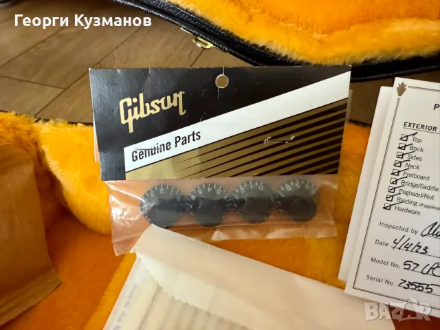 Gibson Custom Shop 1957 Les Paul Custom Reissue 2-Pickup 2023, снимка 6 - Китари - 49589102