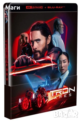 Tron: Ares / Limited Steelbook Edition ) 4K Ultra HD + Blu-ray] без Бг субтитри , снимка 2 - Blu-Ray филми - 53989446