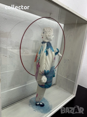 Артистична кукла-клоун / скулптура. №7798, снимка 3 - Антикварни и старинни предмети - 53010492