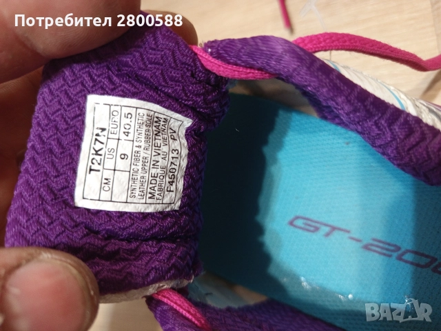 Дамски маратонки ASICS 40.5, снимка 3 - Маратонки - 52809980