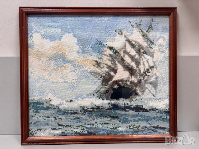 Ушит Гоблен "Фрегата в бурно море"