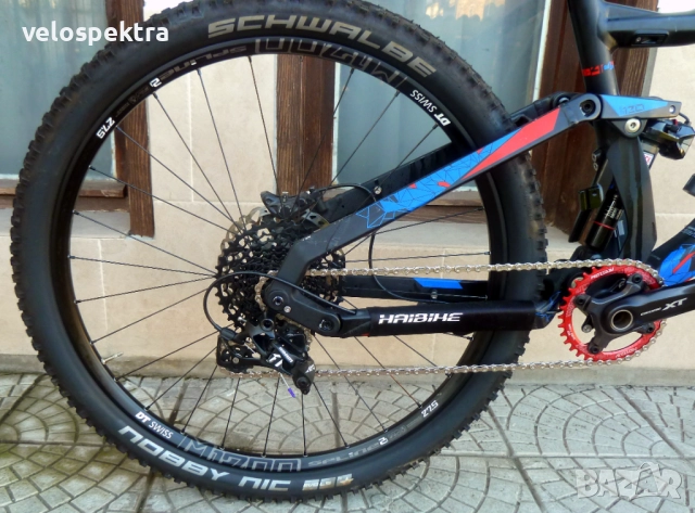 Ендуро ХАЙБАЙК 27.5" ! "мека" рамка ! 11 скорости ! Като НОВ!, снимка 18 - Велосипеди - 52770439