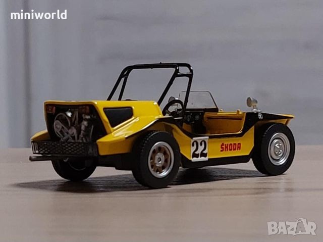 Skoda Buggy Autocross 1971 - мащаб 1:43 на DeAgostini моделът е нов в блистер, снимка 4 - Колекции - 46021448