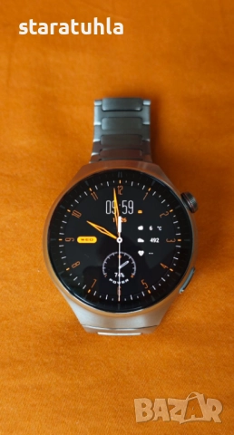 Huawei Watch 4 Pro, български език, титан корпус и верижка, разговори от часовника