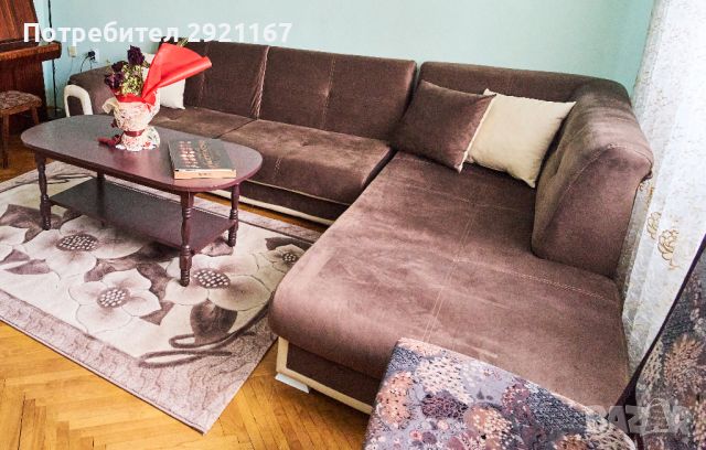 Голям разтегателен диван с място за съхранение, снимка 1 - Дивани и мека мебел - 46099766
