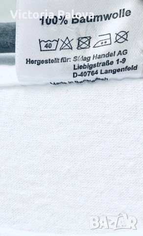 Бяла тениска ROUTE 66  памук, снимка 6 - Тениски - 50968371