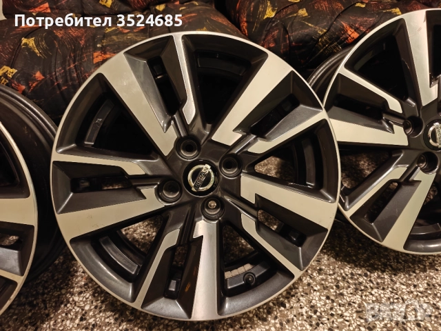 4 броя оригинални джанти на Нисан стават и за Рено Клио., снимка 4 - Гуми и джанти - 52210800