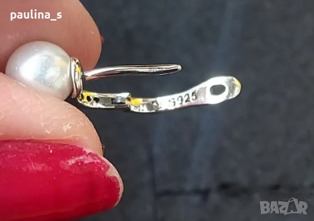 Четири броя / Сребърни обеци с циркони на Пандора / проба 925s / Южна Корея , снимка 14 - Обеци - 33416237