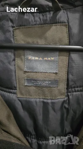 Мъжко зимно яке на Зара Men M, снимка 5 - Якета - 49396799