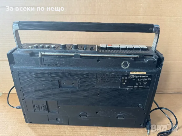 Старо радио National Panasonic RQ 554LDS , Радиокасетофон  Panasonic RQ 554LDS, снимка 7 - Антикварни и старинни предмети - 47000581