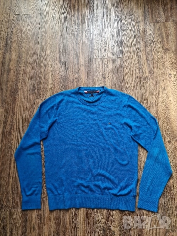 Страхотнен мъжки суитчър TOMMY HILFIGER размер 2ХL, снимка 6 - Пуловери - 52328848