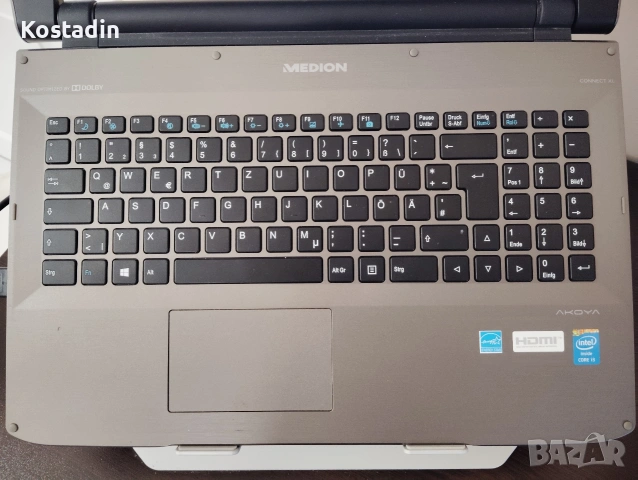 Medion akoya s6212t, i3-4010u, 8gb, 500gb, снимка 3 - Лаптопи за дома - 54180726