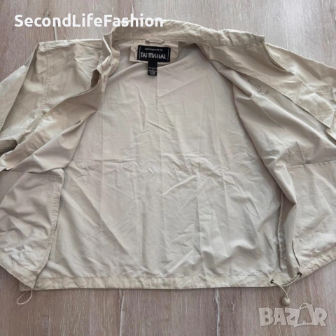 Яке Trump Taj Mahal ветровка Vintage ежедневен стил с цип размер L, снимка 7 - Якета - 53274808