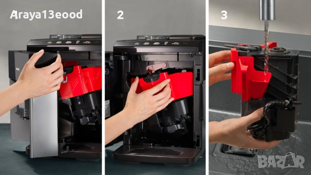 Напълно автоматична кафе машина Siemens EQ.500 integral TQ513D01, снимка 9 - Кафемашини - 53981754