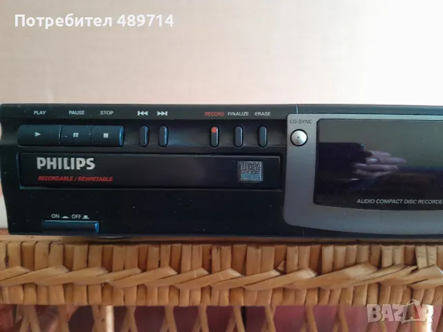 PHILIPS CDR 760 с оригинално дистанционно, снимка 2 - Декове - 49251777