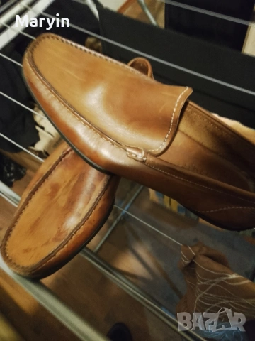 италиански кожени мокасини , снимка 5 - Мокасини - 53498853