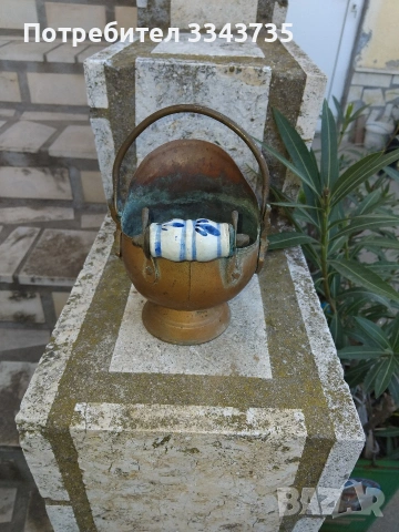 Декоративна кофа(кашпа)за въглища., снимка 3 - Декорация за дома - 54176363