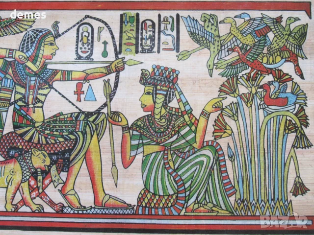 Египетски папирус, серия-3, снимка 5 - Картини - 51184187