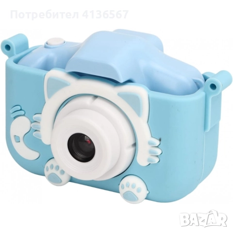 X11s Дигитална Камера 2.0mp За Деца Със Силиконов Калъф - Син, Розов, снимка 6 - Други - 52495342