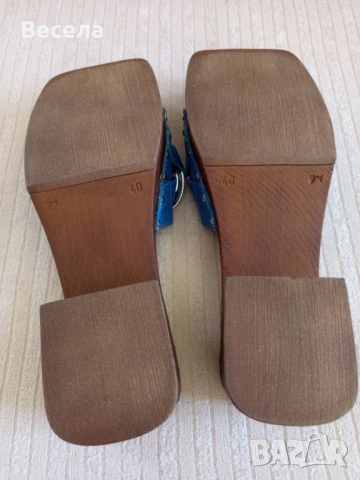 САБО - Ектравагантни чехли естествена кожа 40 номер с подаръци, снимка 5 - Чехли - 53644322