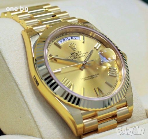 Rolex Day Date President Gold Roman Dial , снимка 7 - Мъжки - 45694461