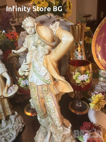 🌟✨ Volkstedt Germany – “Семейството” от Richard Eckert & Co., Circa 1894 ✨🌟, снимка 4 - Антикварни и старинни предмети - 53465272