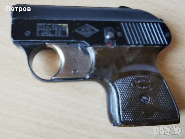 Пистолет Lancia Razzi Mod.1900 6mm black.Антика.Модел 1900 г., снимка 5 - Други ценни предмети - 50916740