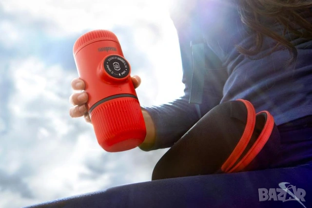 Кафемашина WACACO NANOPRESSO RED+CASE 80.00 ml, 18.00 bar, ЧЕРВЕН+ Твърд защитен калъф само за 70€, снимка 5 - Кафемашини - 54269646