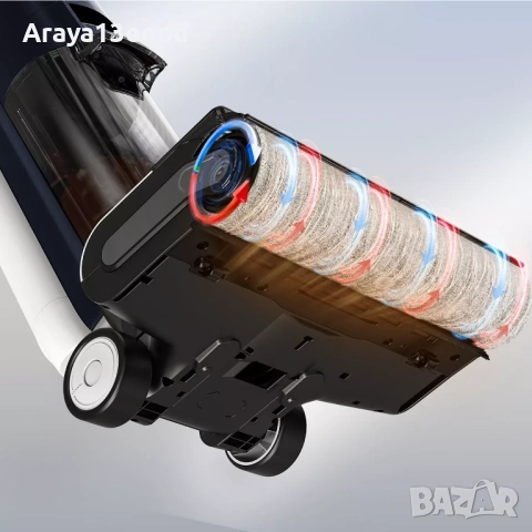 Вертикална прахосмукачка за сухо и мокро почистване Tineco Floor One S6 FlashDry Pet, снимка 5 - Прахосмукачки - 53812184