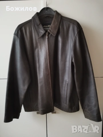 Мъжко елегантно кожено яке , L